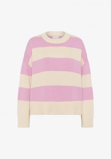 Пуловер в полоску