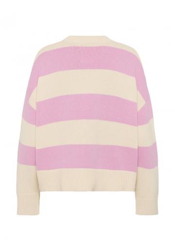 Пуловер в полоску