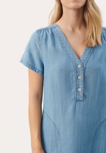 Джинсовое платье