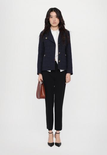 Брюки с накладными карманами