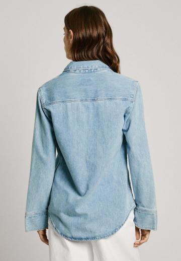 Джинсовая блузка