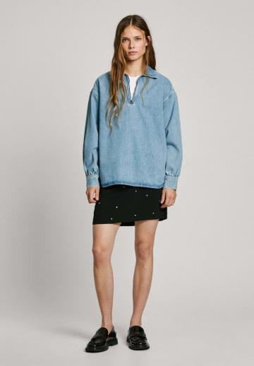 Джинсовая блузка