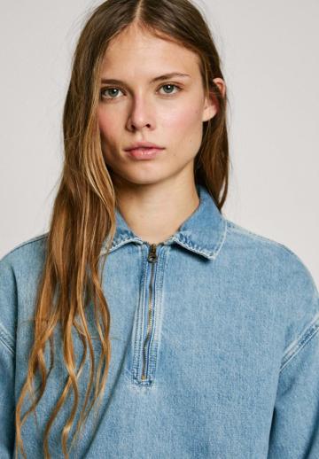 Джинсовая блузка