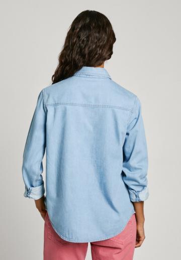 Джинсовая блузка