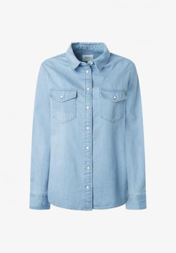 Джинсовая блузка