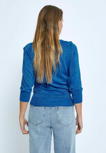 Пуловер с рукавом три четверти