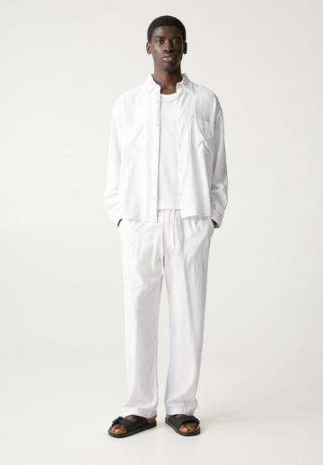 Льняные брюки