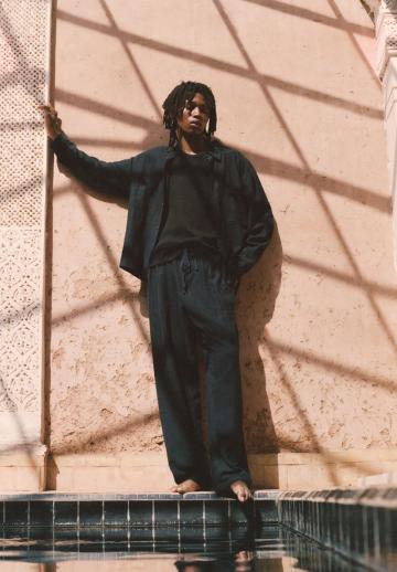 Льняные брюки