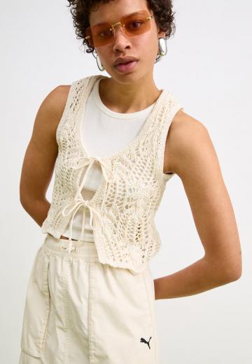 Юбка с накладными карманами