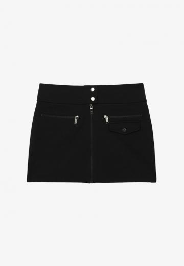 Юбка с накладными карманами