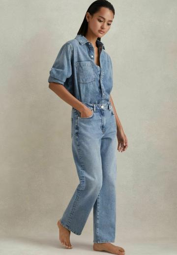 Прямые джинсы