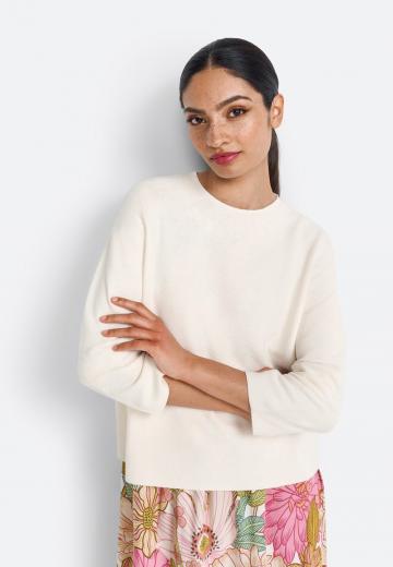 Пуловер с рукавом три четверти