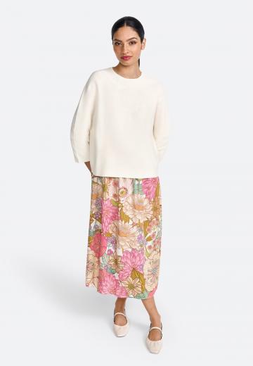 Пуловер с рукавом три четверти