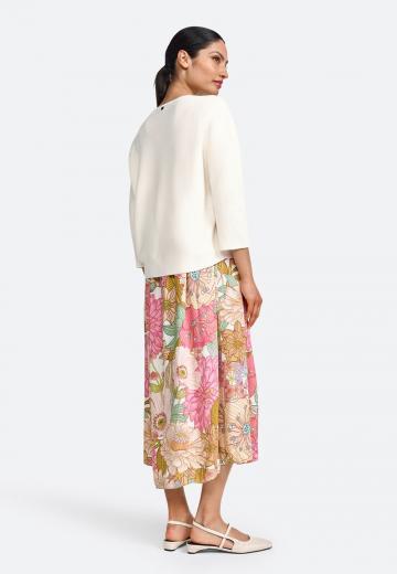 Пуловер с рукавом три четверти