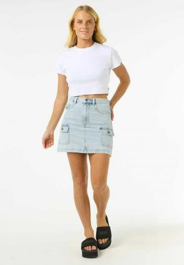 Юбка с накладными карманами