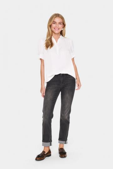 Атласная блузка