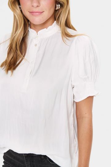 Атласная блузка