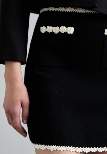 Вязаная юбка