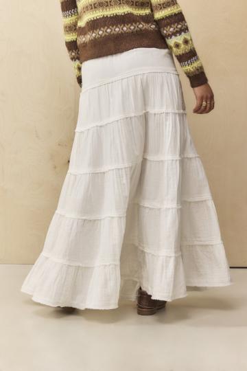 Юбка с воланами