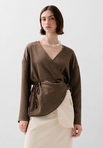 Юбка с накладными карманами