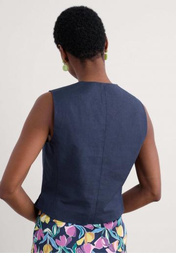 Джинсовая жилетка