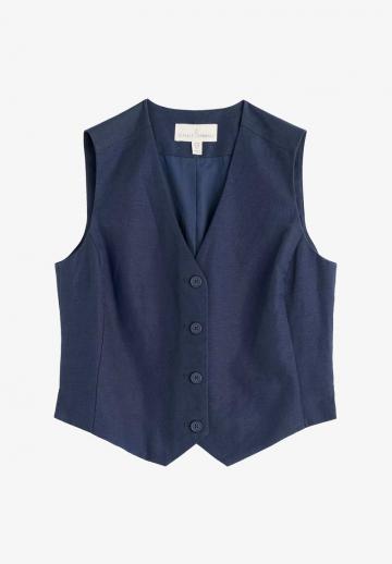 Джинсовая жилетка