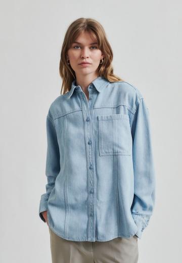 Джинсовая блузка