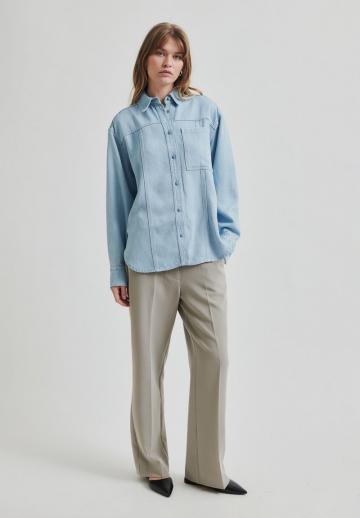 Джинсовая блузка