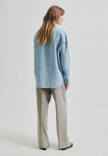 Джинсовая блузка
