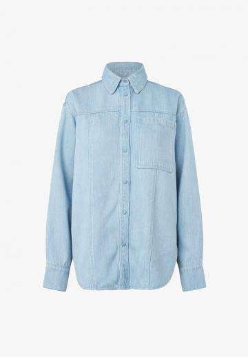 Джинсовая блузка