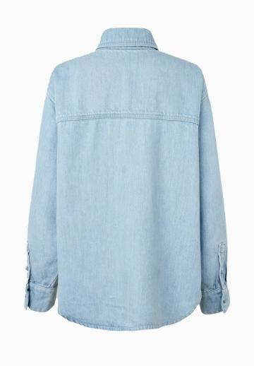 Джинсовая блузка