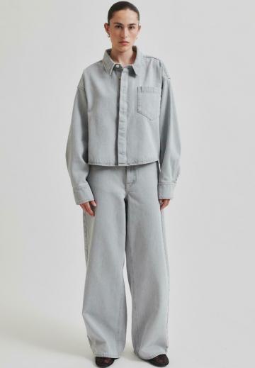 Джинсовая блузка