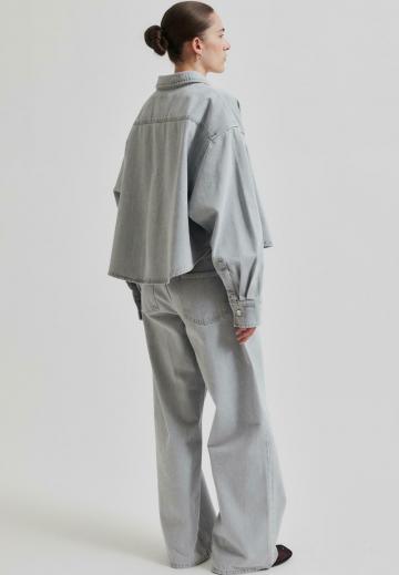 Джинсовая блузка