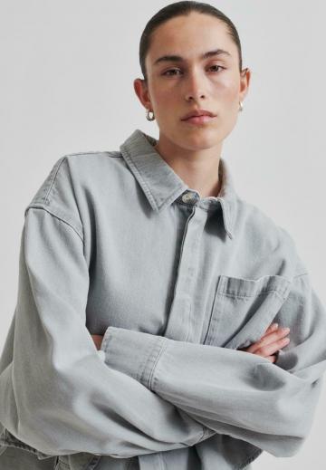 Джинсовая блузка