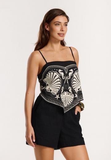 Топ на бретельках