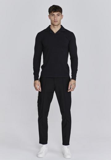 Поло с длинным рукавом