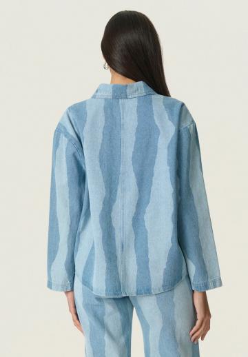 Джинсовая блузка