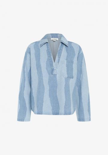 Джинсовая блузка