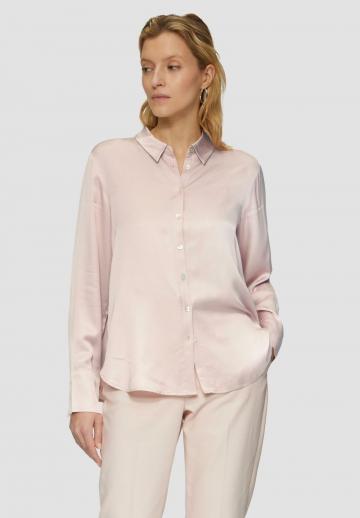 Атласная блузка