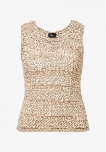 Пуловер без рукавов