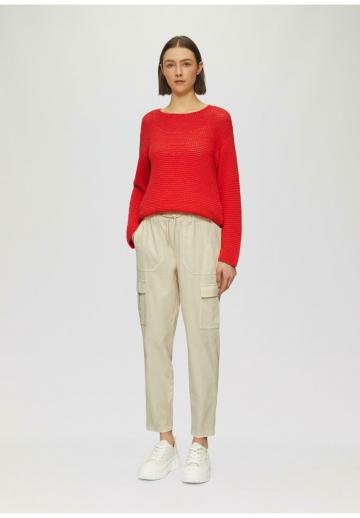 Брюки с накладными карманами