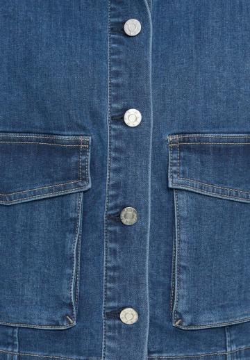 Джинсовая жилетка