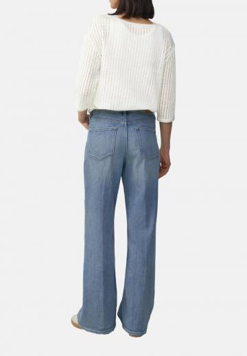 Пуловер с рукавом три четверти