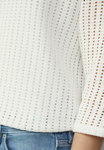 Пуловер с рукавом три четверти