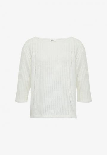 Пуловер с рукавом три четверти