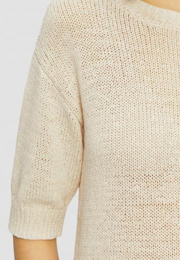 Пуловер с рукавом три четверти