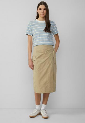 Юбка с накладными карманами