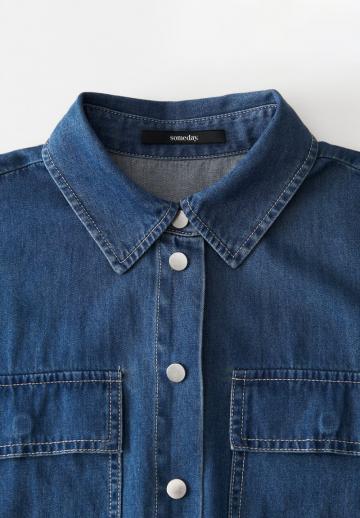 Джинсовая блузка