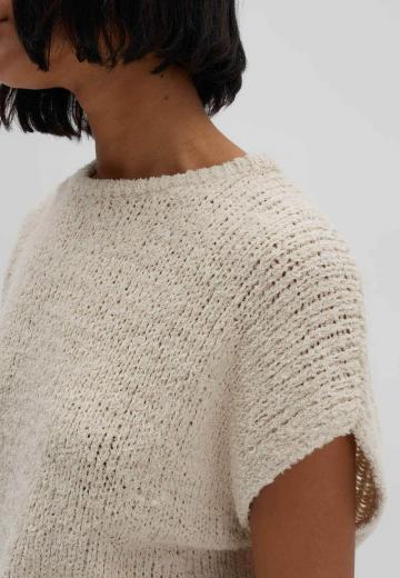 Пуловер с коротким рукавом