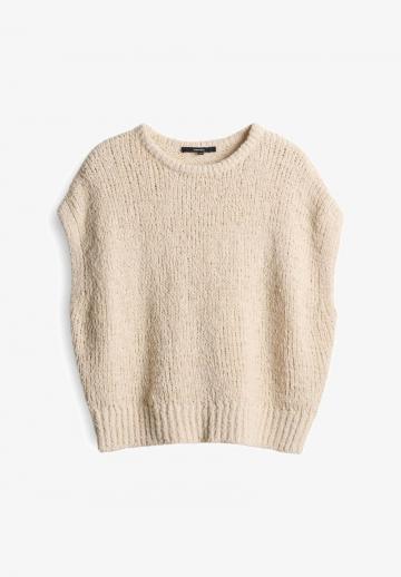 Пуловер с коротким рукавом